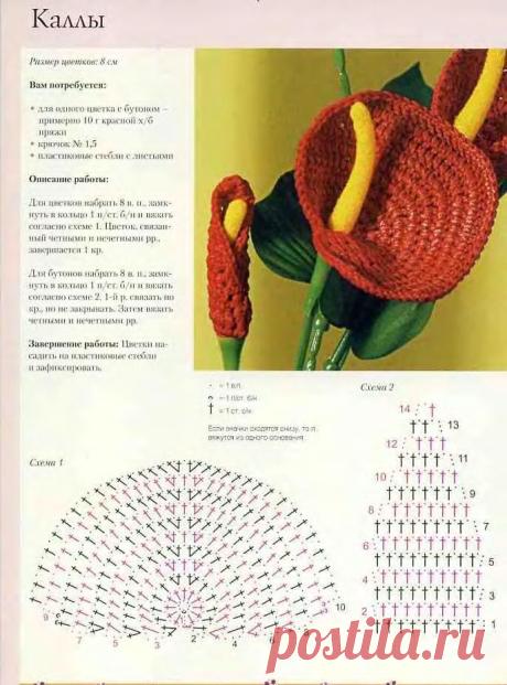 Цветы - крючком