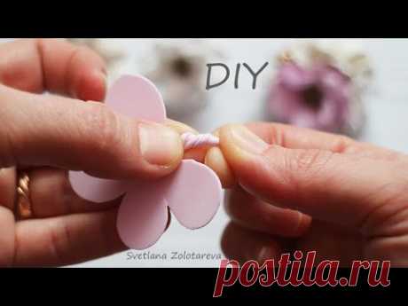 Очень интересные и красивые Цветы из Фоамирана 🌸🌸🌸