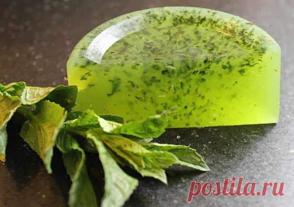 Простое мыло с травами и цитрусом своими руками