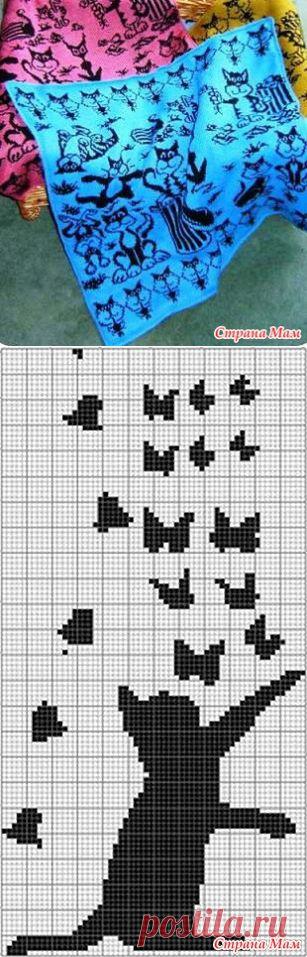 Котосхемы (узоры для вязания пледов и свитеров) - Вязание - Страна Мам