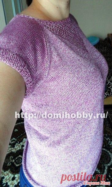 Вязание спицами кофточки без швов снизу. Мк. Дополнила. - Вязание - Страна Мам