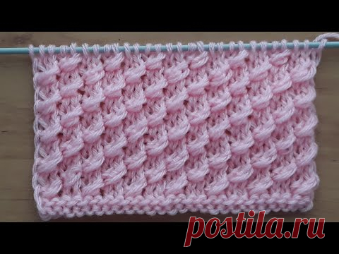 Красивый объёмный узор спицами для джемпера,свитера, кардигана, кофточки, шапочки.