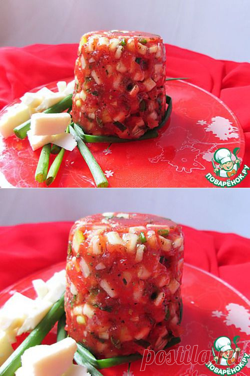 Закусочное томатное желе - кулинарный рецепт