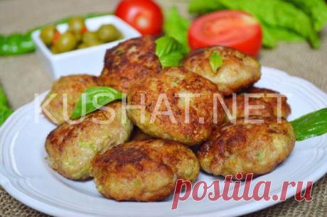 Котлеты из кабачков с фаршем. Пошаговый рецепт с фото - Кушать нет