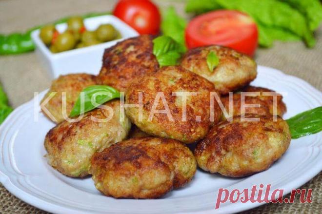 Котлеты из кабачков с фаршем. Пошаговый рецепт с фото - Кушать нет