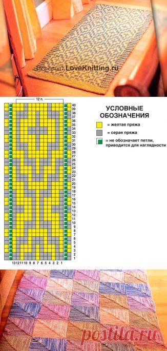 Коврик-мозика | Loveknitting.ru