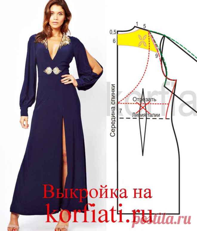 Шьем шикарное платье с декольте

https://korfiati.ru/2013/12/plate-s-dekolte/

Эта шикарная выкройка платья с декольте покорит любое сердце! Высокий разрез, глубокое декольте на спинке и переде платья, открытые рукава-реглан — и это еще не все! Главный козырь платья — декор. Глубокий синий цвет и мотивы из стекляруса и стразов делаю это платье — просто  королевским!