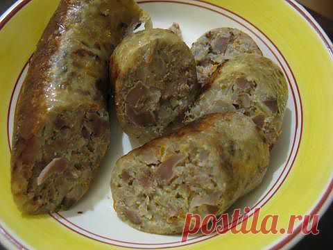 Крупеник в колбасной оболочке | 4vkusa.ru