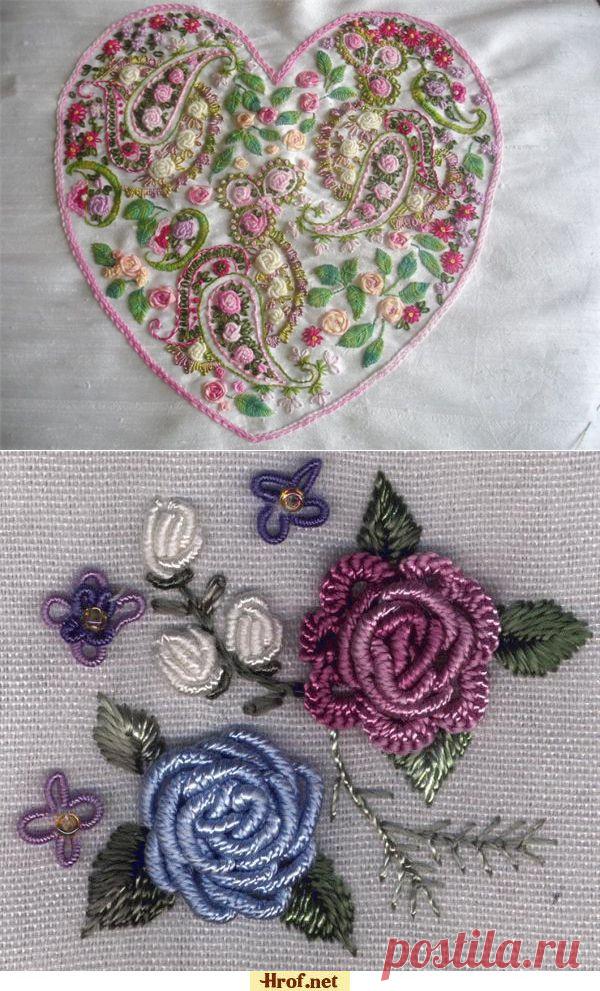 Розы в технике рококо - очарование классики - Рукоделие