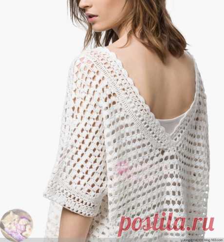 Летняя кофточка. Крючок.