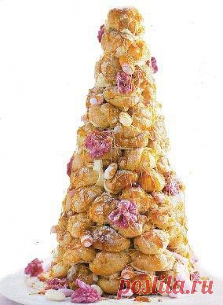 Крокембуш свадебный торт - Croquembouche , Французская кухня кулинарные рецепты блюд