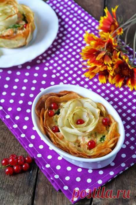 Рыбно-картофельный пирог (запеканка) - не просто вкусно, красиво, но и стильно!!!