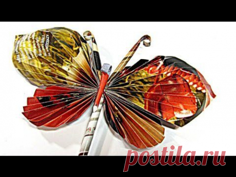 ▶ Como hacer mariposas de papel. Paper butterflies. - YouTube