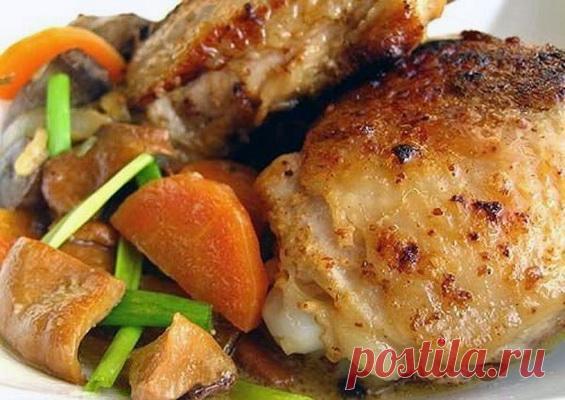 Куриные бедрышки в духовке с овощами: вкусно, сочно, ярко и ароматно! | 8 Ложек