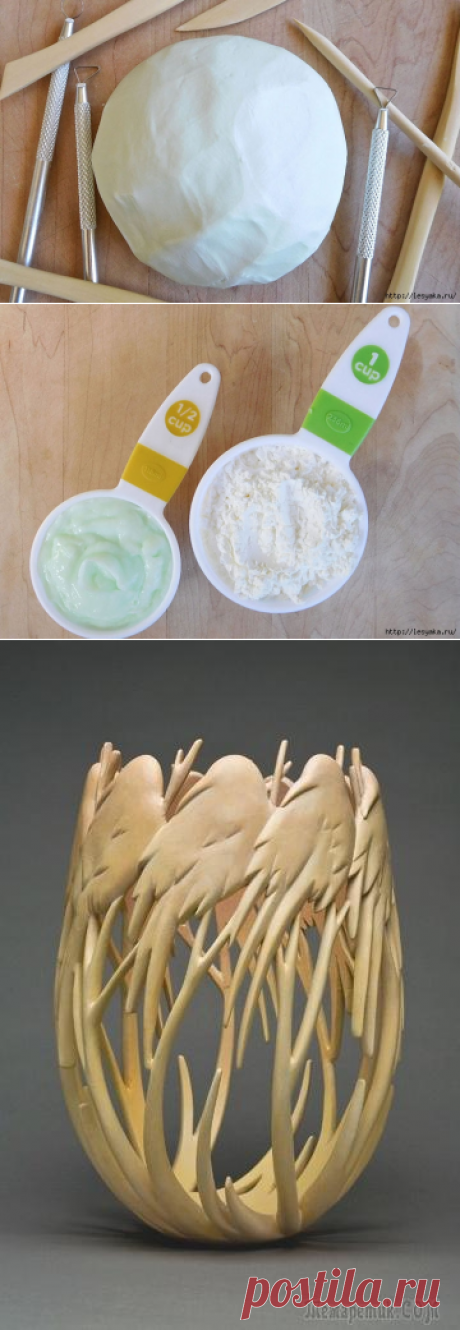 Домашний пластилин из двух ингредиентов своими руками