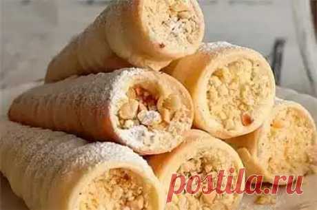 Трубочки с заварным кремом: пошаговый, фото рецепт. ингредиенты