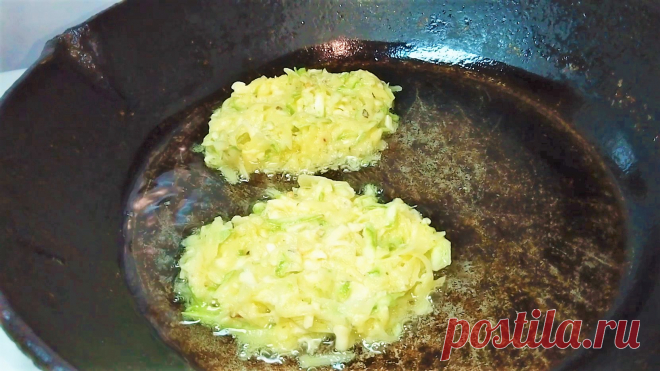 Оладьи с кабачком и сыром. быстрый вкусный завтрак — Кулинарная книга - рецепты с фото