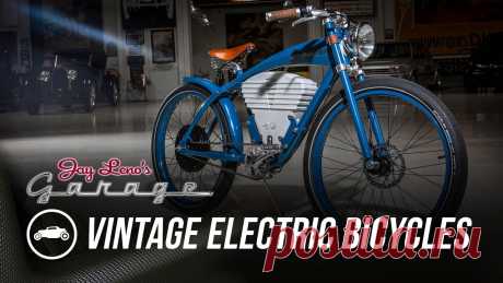 Vintage Electric Bicycles - Jay Leno's Garage Andrew Davidge started his electric bike company in high school and now, four years later, he and Jay are cruising the Cruz and E-Tracker - at 36 mph in race...