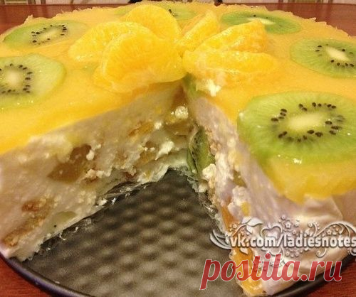 Творожный тортик.