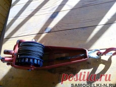 Ручная лебедка своими руками: чертежи, размеры | Самоделки своими руками