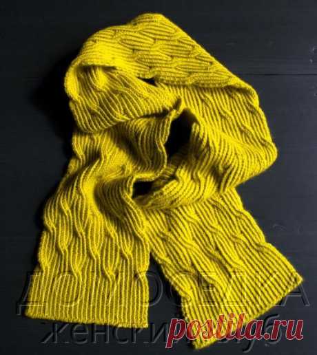 Двусторонний длинный шарф | ДОМОСЕДКА