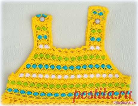 . Сарафан CHARM (ОЧАРОВАНИЕ) на 4,5 года. - Все в ажуре... (вязание крючком) - Страна Мам