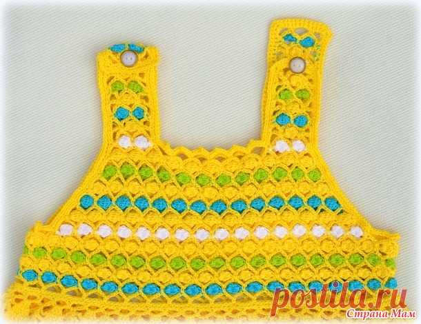 . Сарафан CHARM (ОЧАРОВАНИЕ) на 4,5 года. - Все в ажуре... (вязание крючком) - Страна Мам