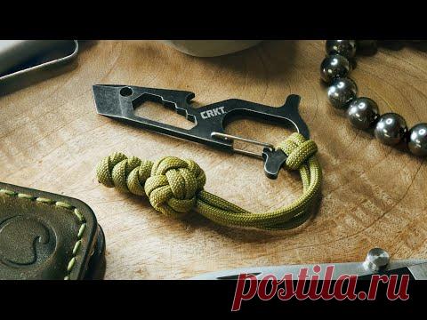 Простой способ завязать двойной ромбовидный узел паракордом. Отлично подходит для шнурков, застежек-молний и брелков!