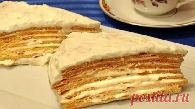 Кулинария >Торт «Парижский коктейль» так и тает во рту!