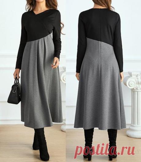 Теплое платье: выбрать выкройку и сшить стильную модель. 10 выкроек теплых платьев для осени и зимы | Шьем с Верой Ольховской | Яндекс Дзен