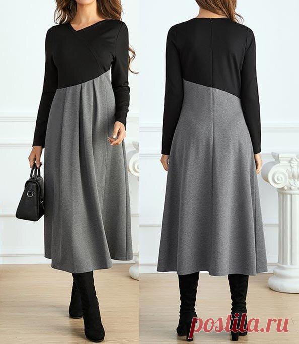 Теплое платье: выбрать выкройку и сшить стильную модель. 10 выкроек теплых платьев для осени и зимы | Шьем с Верой Ольховской | Яндекс Дзен