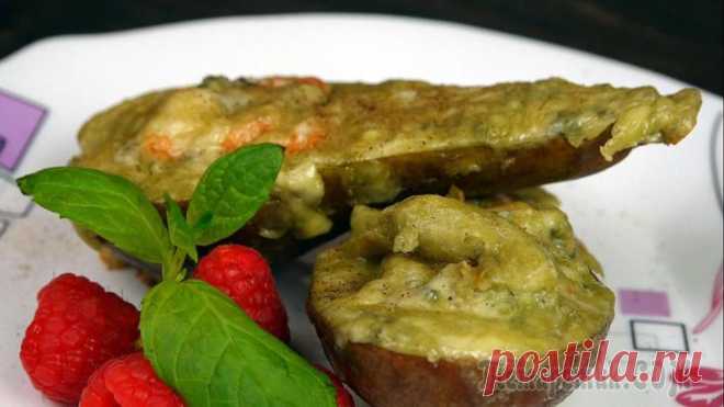 Груша запечённая с сыром и креветками. Фурм Д’Амбер