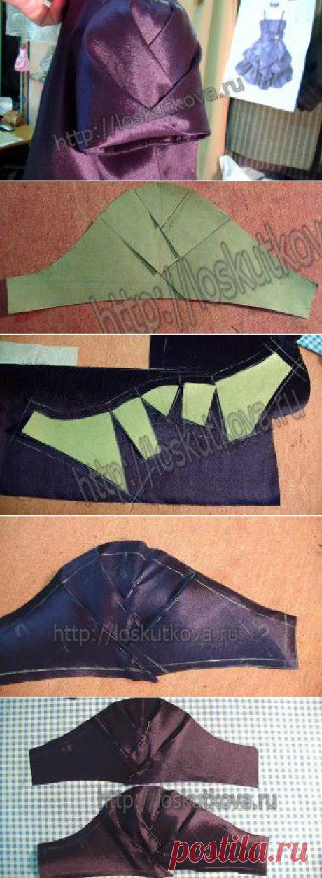 Моделирование рукава «фонарик». Дизайнерская драпировка. Продолжение конкурса и кроссворд №2.