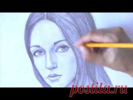 Уроки рисования. Как нарисовать ЛИЦО ЧЕЛОВЕКА карандашом. Часть 2 - YouTube