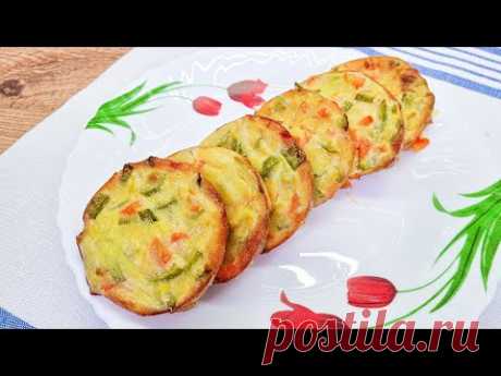 1 морква, 1 кабачок, 1 яйце! Смачні овочеві коржі! Чому я не знав цього рецепта раніше?