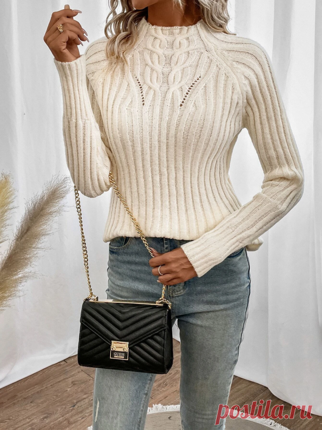 Свитеры с очень красивыми жгутами и аранами. Подборка брендовых моделей со схемами | Вязание спицами LenkomKnit | Дзен