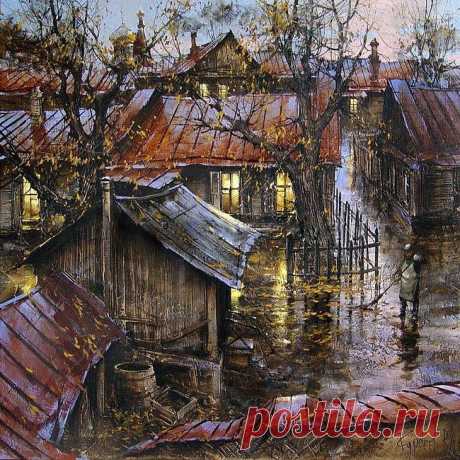Художник Вячеслав Курсеев|Городские пейзажи