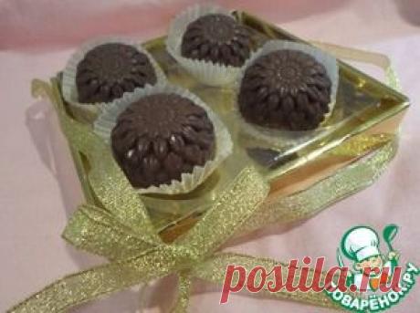 Шоколадные конфеты с печеньем Amaretti - кулинарный рецепт