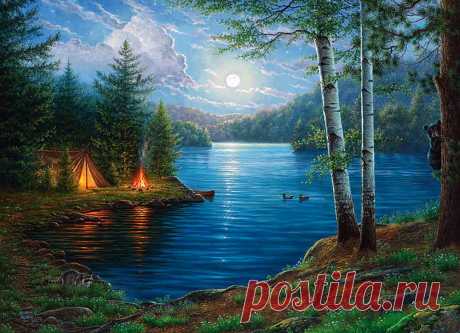 Художник Abraham Hunter.