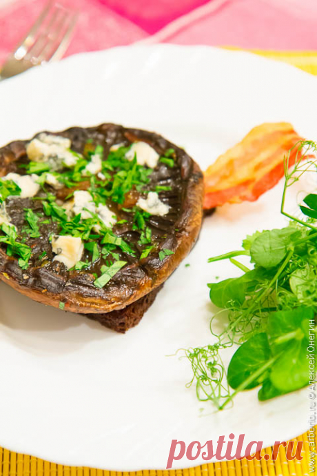 Грибы портобелло на гриле | Кулинарные заметки Алексея Онегина