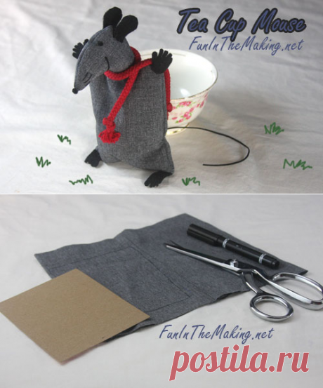 Мягкие игрушки своими руками - как сшить мышку