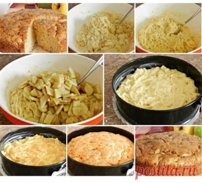 Ирландский яблочный пирог . Продукты (на 8 порций) 

* Мука - 2- 2,5 стакана 
* Сахар - 3/4 стакана 
* Яйца куриные крупные - 2 шт.(или 3 поменьше) 
* Соль - 1/8 ч. ложки 
* Молоко - 1/4 стакана 
* Сахар коричневый - 2 ст. ложки