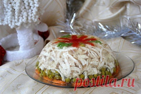 Заливное из курицы.