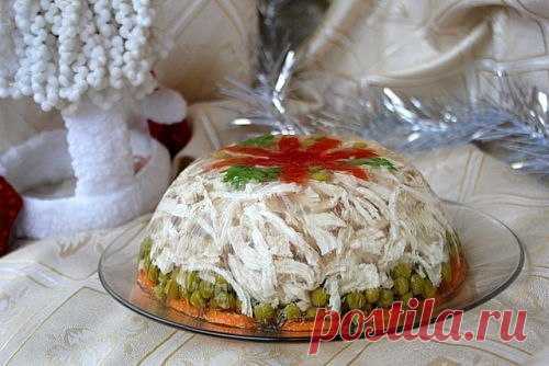 Заливное из курицы.