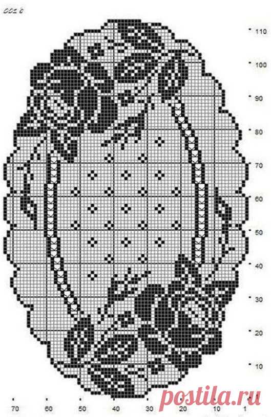 Филейные узоры крючком