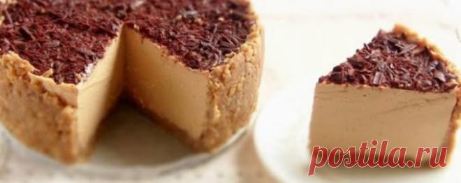 Чизкейк со сгущенкой и печеньем без выпечки: рецепт с фото