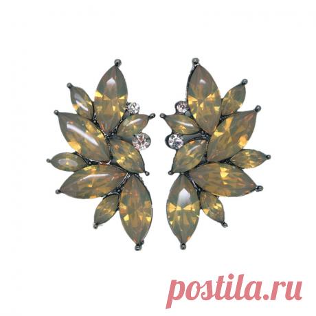 2015 новое оптовая продажа винтажный дизайн кристалл серьги мода женщин заявление серьгу для женщин мода pendientes купить на AliExpress