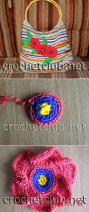 Вязаная cумочка «Летний каприз» - Вязание Крючком. Блог Настика