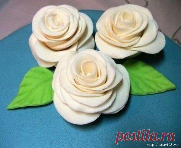 Зефирная мастика для украшения десертов