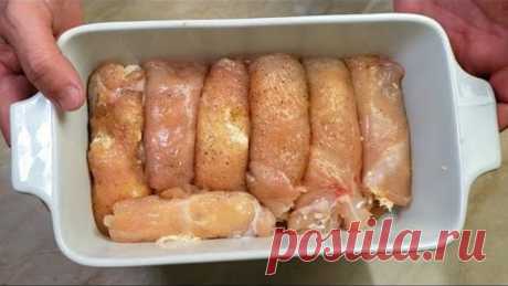 Такой Рецепт Готовят Уже Все Мои Соседи. Необычные КУРИНЫЕ РУЛЕТИКИ.